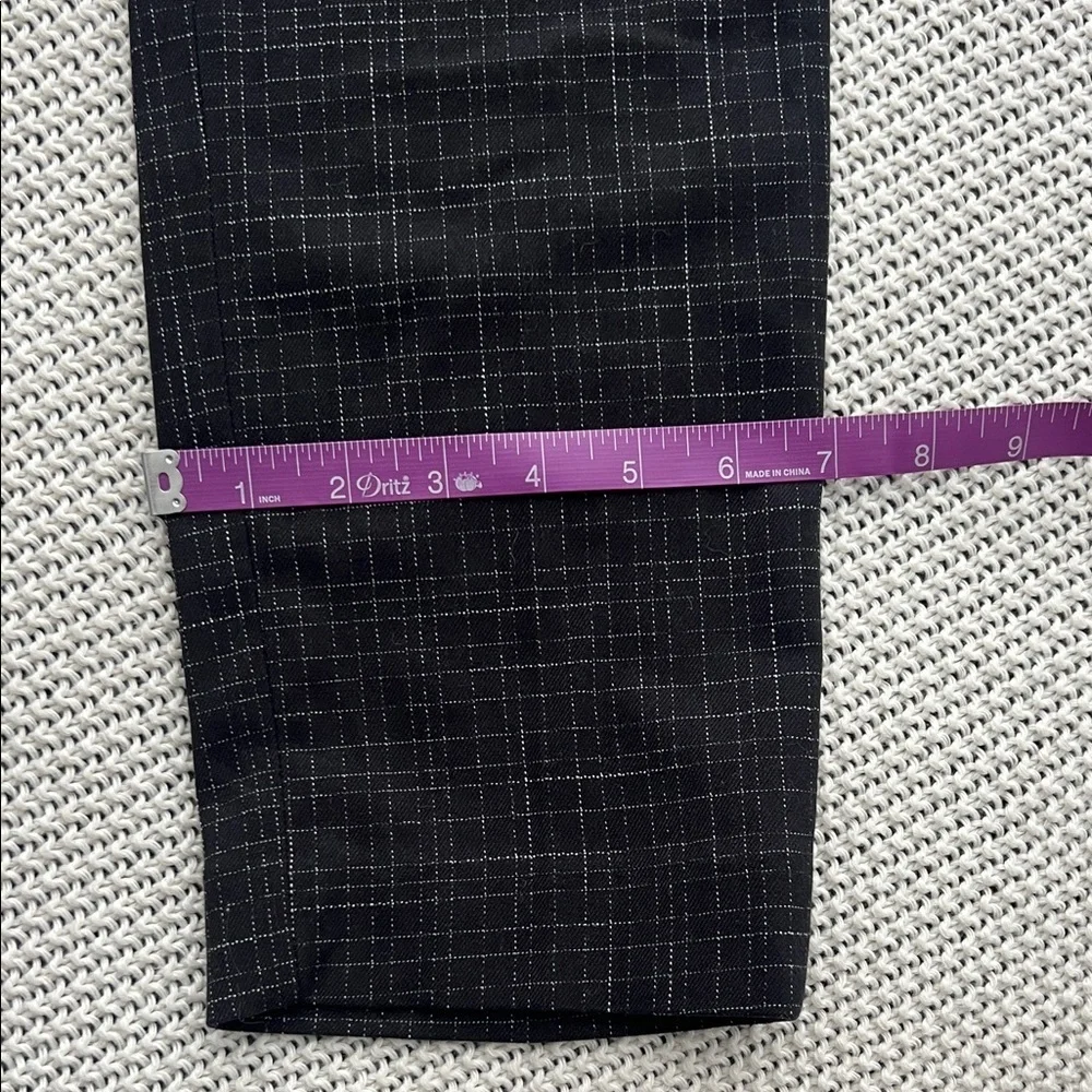 ASOS Black Checkered Chinos